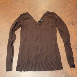 Brown long sleeve sweater women's small size